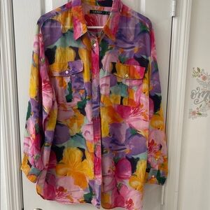 Ralph Lauren Multicolor Floral Shirt